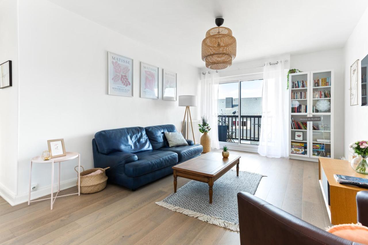 Апартаменты Le Cosy Avec Piscine, Balcon Et Parking Трувиль-сюр-Мер Экстерьер фото